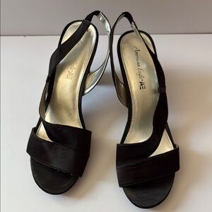 American Eagle Outfitters Black Strappy Heels